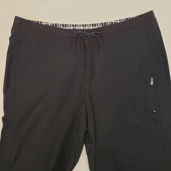 DANSKIN Athletic Drawstring Black Capri Small (4-6) - Picture 3 of 11